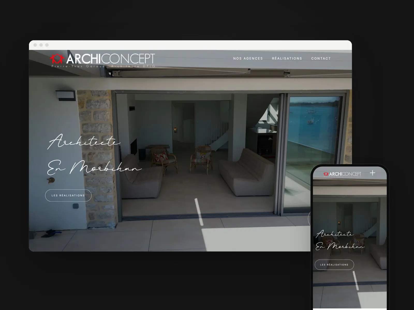 Refonte du site du cabinet d'architecture Archi Concept