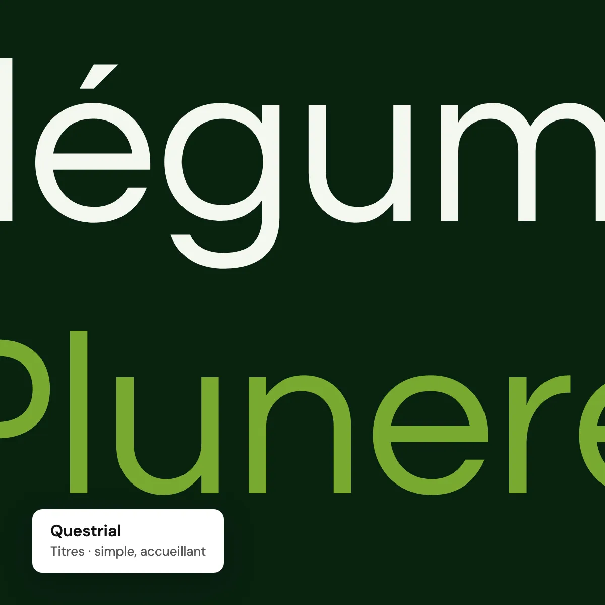 Typographie de titre du site Le Jardin du Penher