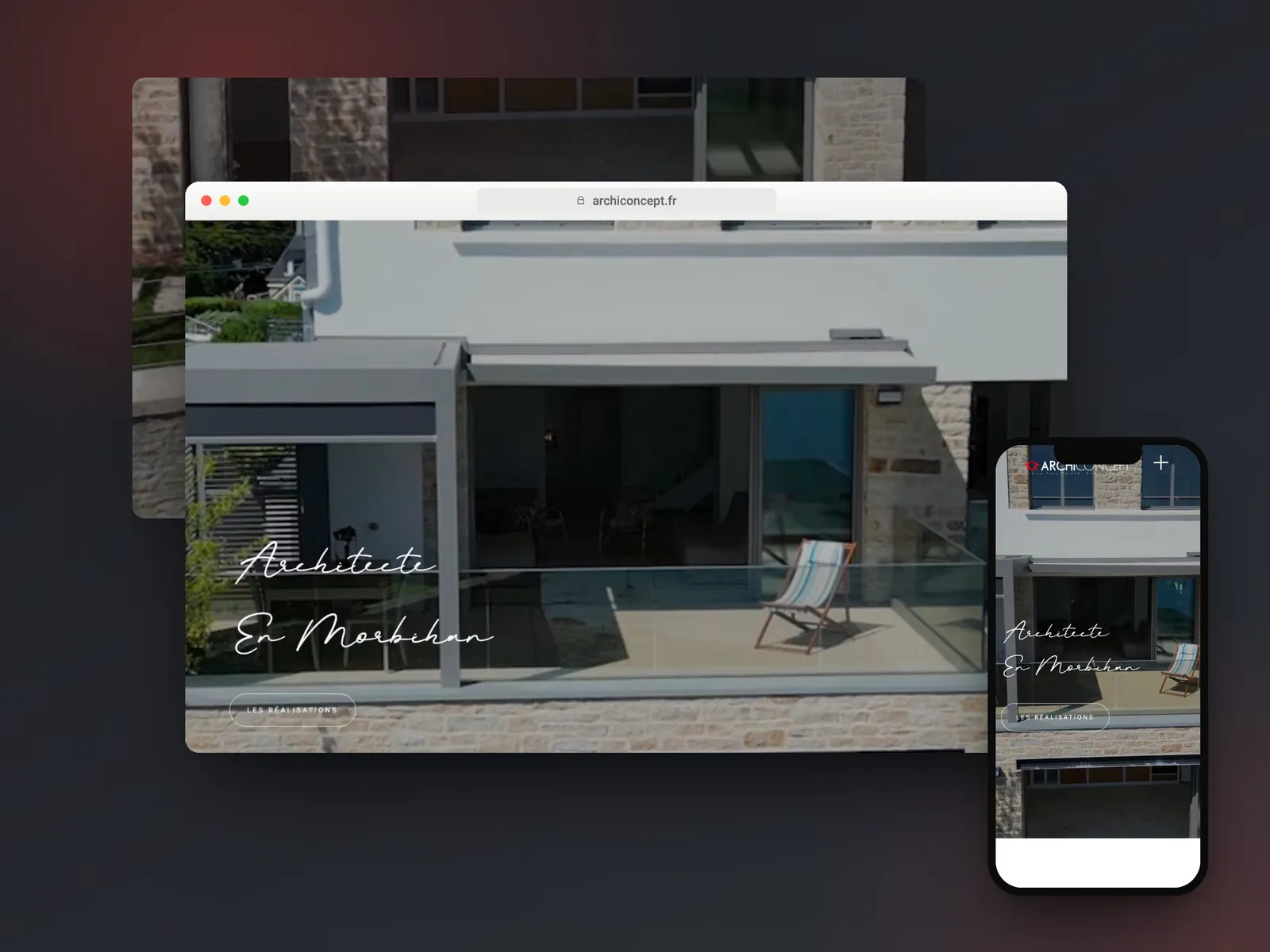 Refonte du site du cabinet d'architecture Archi Concept