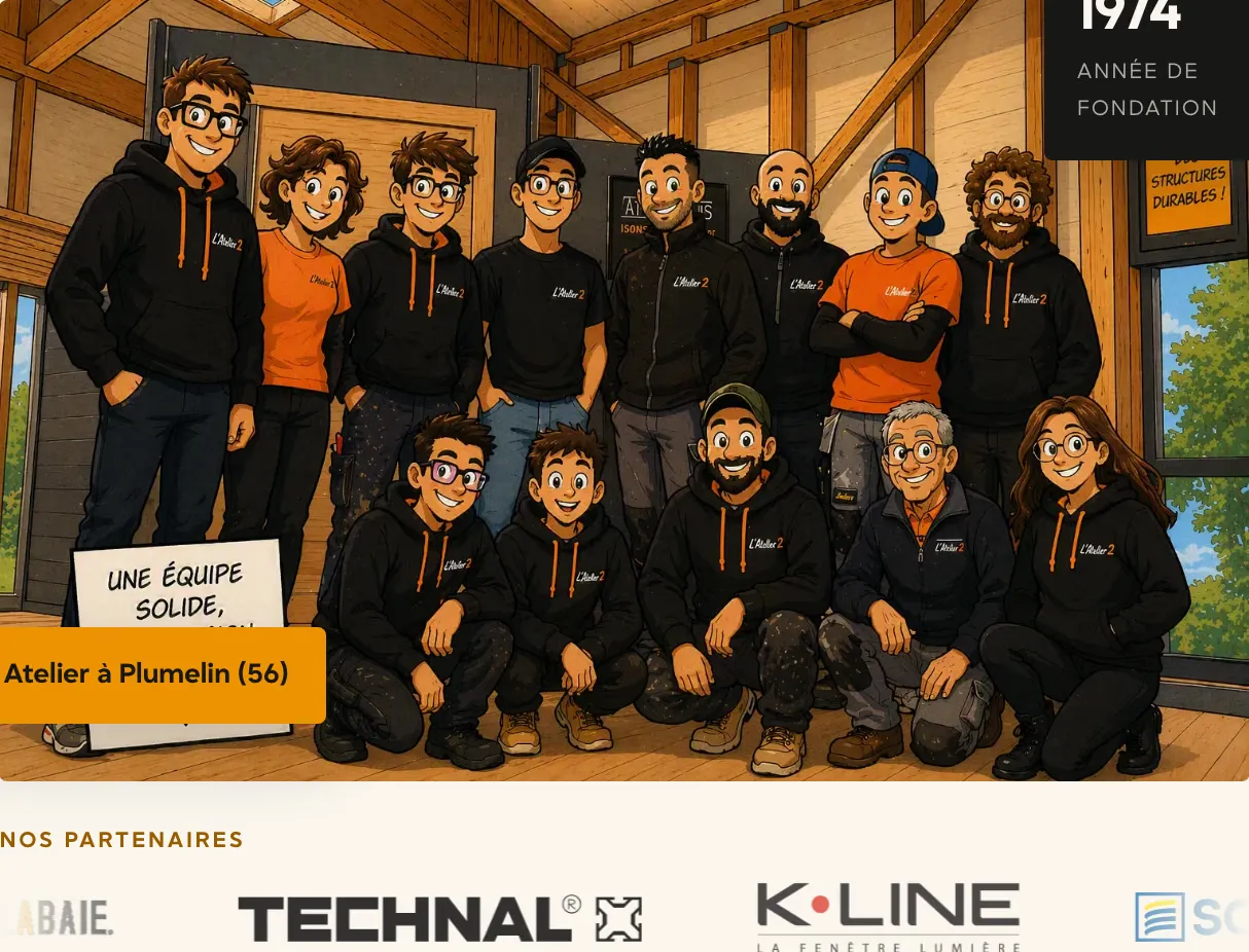 Illustration de l'équipe de l'atelier de Plumelin